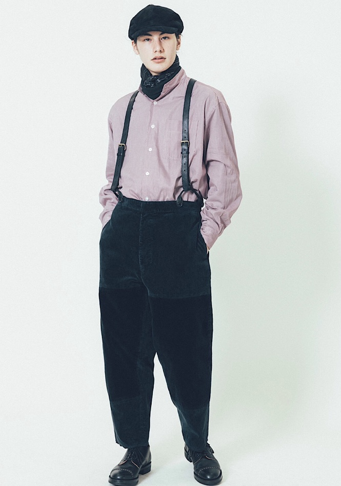 PORTER CLASSIC CORDUROY 2TONE PANTS